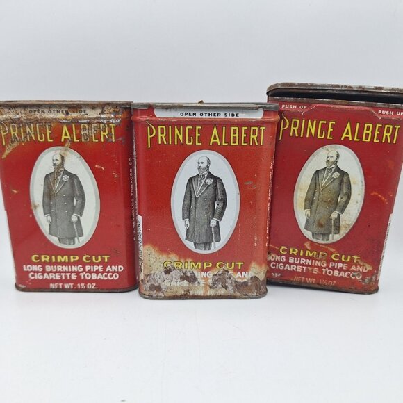 Vintage Tin Lot Prince Albert Lock Lubricant Ford Bugler Case Tube Repair Kit - Picture 5 of 5